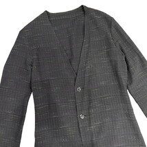 the Sakaki 【men1016D】 16SS 居間着 丙 ima-gi 2B甘織生地ノーカラージャケット カーディガン 長袖 和装 ザ サカキ メンズ HC_画像3