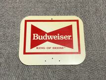 看板？ Budweiser(バドワイザー)プラスチック製ボード_画像1