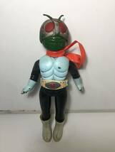 仮面ライダーII号 ソフビ レトロ 旧バンダイ_画像1