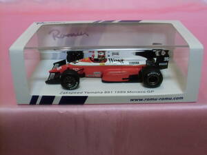 ロム限定・500pcs★Zakspeed Yamaha 891 #35 鈴木亜久里 West仕様 1989 モナコGP★1/43