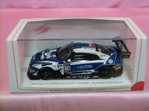 限定・300pcs★日産 GT-R Nismo GT3 KCMG #018 鈴鹿 2019★1/43