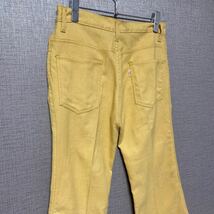 デッドストック 70s リーバイス levi's USA ビンテージ ヴィンテージ ブーツカット フレア パンツ アメリカ 古着 スタプレ デニム レア 60s_画像3