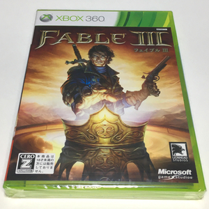 ■■【新品未開封】FABLE III フェイブル3 Xbox360 18才以上のみ対象 FABLE3 フェイブルⅢ フェーブル3 ■■