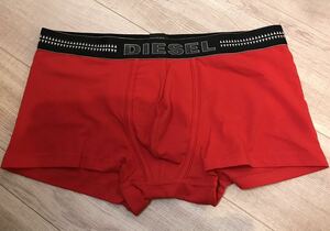 新品　ディーゼル　diesel ボクサーパンツ　Lサイズ ブラック　赤　刺ステッチ