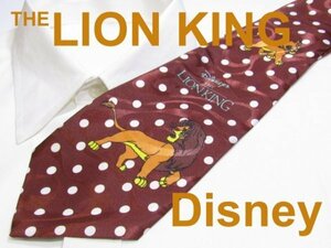 【ディズニー ライオンキング】A 361 ザ ライオンキング ディズニー ネクタイ THE LION KING Disney ライオンキング絵柄プリント