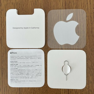 ★☆★ Appleステッカー+SIM ピン iPhone 付属品 ★☆★