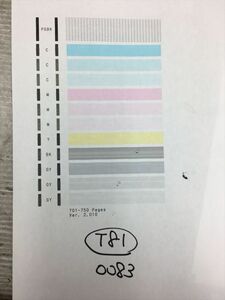 【T81】プリンターヘッド ジャンク 印字確認済み QY6-0083 CANON キャノン PIXUS MG6330/MG6530/MG6730/MG7130/MG7530/MG7730/iP8730