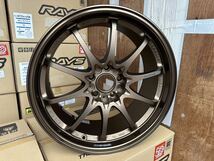 新品即納 在庫あり 4本 RAYS レイズ CE28Ｎ 18inch x 8.5J +30 5H PCD114.3 BR 三菱 ランサーエボリューション CP9A CT9A_画像1