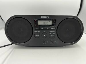 ソニー AUX CDラジオ FM/AM ブラック ZS-S40 B
