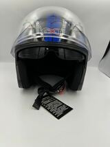 高品質 GXT708ダブルシールドヘルメット ジェットヘルメットPSCマーク付き 男女兼用 61-62_画像7