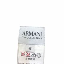 NS109 ARMANI COLLEZIONI アルマーニコレッツォーニ パンツ ワイドパンツ スラックス ボトムス レディース 38 ブラック 黒_画像5