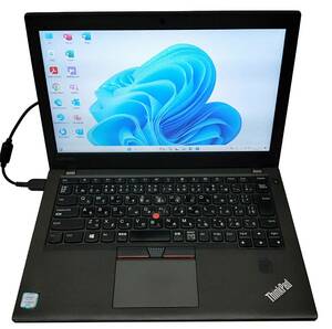 ★【驚速 LENOVO X270 i5-6200U 2.30GHz x4+8GB+SSD240GB 12.5インチノートPC】Win11+Office2021 Pro/HDMI/WEBカメラ■D012603