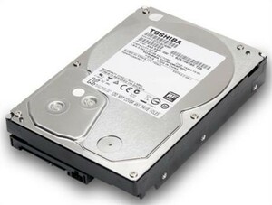 【中古パーツ】3.5 SATA 3TB 1台 正常 TOSHIBA DT01ABA300V 使用時間43977H ■ HDD4144