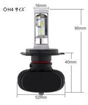 人気商品 8000LM ルーメン ワゴンR CT21S 51S CV21S MC11 21 MH11　H4 Hi Lo 6500K ヘッドライト 1年保証　車検対応_画像3