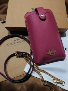 【1スタ】C-70 新品未使用 COACH スマホショルダー