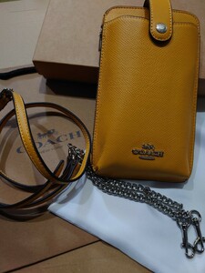 【1スタ】C-119 新品未使用 COACH スマホショルダー