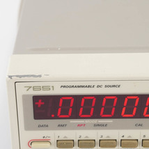 [JB] 現状販売 7651 765101 YOKOGAWA 横河 PROGRAMMABLE DC SOURCE プログラマブル直流電圧/電流源 電源コード 取扱説明書[05367-0141]_画像4