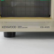 [DW] 8日保証 CS-4125 KENWOOD OSCILLOSCOPE 20MHz ケンウッド オシロスコープ 電源コード[05452-0169]_画像5