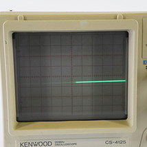 [DW] 8日保証 CS-4125 KENWOOD OSCILLOSCOPE 20MHz ケンウッド オシロスコープ 電源コード[05452-0169]_画像4