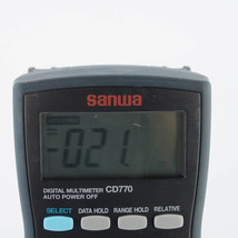 [JB] 現状販売 CD770 sanwa DIGITAL MULTIMETER サンワ デジタルマルチメーター[04876-0205]_画像4