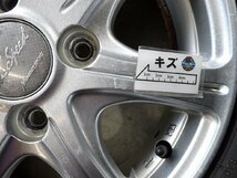 YS5044【送料無料145/80R13】N-BOX スペーシア ワゴンRなど ブリヂストン 中古冬セット●13×4J 100/4H ET42●1円スタート_画像9