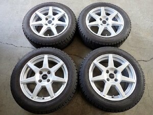 YS5125【送料無料205/55R16】307 406プジョーなどへ グッドイヤー 中古スタッドレスセット ■16×6.5J 108/4H ET25■