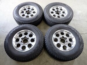 YS5123【送料無料265/70R17】トヨタ純正 FJクルーザー純正 中古冬セット ■17×7.5J 139.7/6H ET15■1円スタート※個人宅配達不可