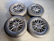 YS5148【送料無料225/60R17】クロストレック SK系フォレスター 中古スタッドレスセット■17×7J 114.3/5H ET48■1円スタート_画像1