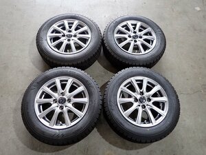 YS5193【送料無料175/70R14】ヤリス ヴィッツ フィット アクア 2020年製 中古スタッドレスセット ●14×5.5J 100/4H ET38●