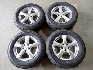 YS5224【送料無料215/65R16】アルファード ヴェルファイアなどに ヨコハマ 中古スタッドレス ★16×6.5J 114.3/5H ET38★