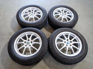 YS5137【送料無料225/60R17】30系アルファード ヴェルファイアなど 中古スタッドレスセット●17×7J 114.3/5H ET38●1円スタート