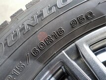 YS5309【送料無料215/60R16】オデッセイ CX-3 ヴェゼル エスティマ 中古スタッドレスセット ■16×6.5J 114.3/5H ET53■_画像10