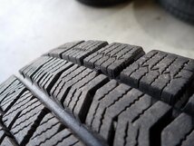 YS5473【送料無料175/65R15】フィット アクア スペイドなどへ ブリヂストン 中古スタッドレスセット■15×6J 100/4H ET38■_画像4