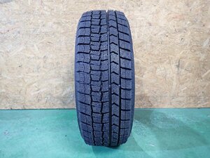 RK1843【送料無料195/55R16】1本 ダンロップ ウィンターマックス 02 WM02 中古スタッドレス キューブ ノート等に ≪即決≫