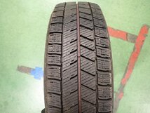 RK1809【送料無料155/65R13】1本 2021年製 ブリヂストン VRX3 中古スタッドレス ライフ ゼスト ラパンなどに ≪即決≫_画像3