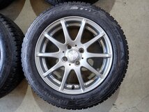 YS5525【送料無料175/65R15】フィット インサイト 2021年製 トーヨータイヤ 中古スタッドレスセット ■15×6J 100/4H ET50■_画像2