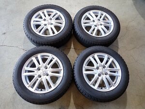 YS5616【送料無料175/65R14】キューブ ノート フィット パッソなど 2022年製 中古スタッドレス●14×5.5J 100/4H ET42●即決有