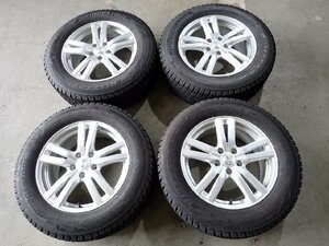 YS5464【送料無料225/65R17】CX-5 CX-8 CR-Vなどへ ブリヂストン 中古スタッドレスセット ■17×7J 114.3/5H ET48■