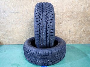 RK1864【送料無料235/55R19】2本 ブリヂストン ブリザック DM-V3 中古スタッドレス アリア エクストレイル等 ≪即決≫