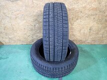 RK1891【送料無料215/55R17】2本 2021年製 ブリヂストン ブリザック VRX2 中古スタッドレス エスティマ ヴェゼル等 ≪即決≫_画像1