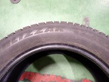 RK1891【送料無料215/55R17】2本 2021年製 ブリヂストン ブリザック VRX2 中古スタッドレス エスティマ ヴェゼル等 ≪即決≫_画像6