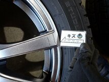 YS5833【送料無料185/60R15】フィット アクア ヤリス ヴィッツなどに 中古スタッドレス ●15×5.5J 100/4H ET43●≪即決有り≫_画像10