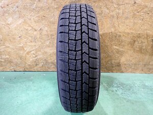 RK1999【送料無料165/65R14】1本 ダンロップ ウィンターマックス WM02 中古スタッドレスタイヤ 2022年《即決あり》