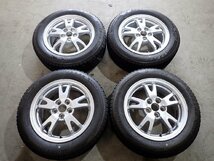 YS5809【送料無料185/60R15】トヨタ純正 170系シエンタ等へ BS VRX2 中古スタッドレス ★15×6J 100/5H ET45★≪即決≫_画像1