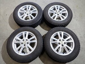 YS5869【送料無料195/65R15】プリウス ウィッシュ アリオン ウィッシュ等に 中古スタッドレス ▼15×6J 100/5H ET45▼≪即決有り≫