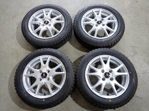 YS5861【送料無料155/65R14】N-BOX デリカミニ タント スペーシア 中古スタッドレスセット ▼14×4.5J 100/4H ET45▼≪即決有り≫