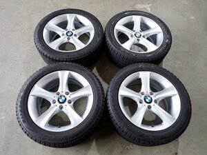 YS5883【送料無料225/50R17】BMW F30 F31 3シリーズなどへ BS 中古スタッドレス 社外アルミ ●17×7.5J 120/5H ET37●≪即決≫