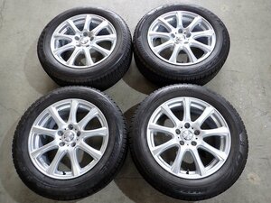 YS5900【送料無料215/60R17】エスティマ エリシオン C-HRなどに BS VRX2 中古スタッドレス ★17×7J 114.3/5H ET48★≪即決≫