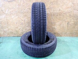 RK2009【送料無料185/65R15】2本 ブリヂストン BLIZZAK VRX2 2021年製 中古スタッドレスタイヤ ノート フリード《即決あり》