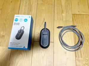 【送料無料】Anker 615 USB Power Strip (GaNPrime 65W) (USBタップ 電源タップ 延長コード) （ブラック）+2m PD USB TYPE-Cケーブル付き